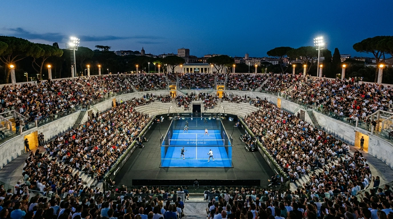 Agustín Tapia et Arturo Coello soulèvent le trophée du BNL Italy Major 2026 au Foro Italico de Rome